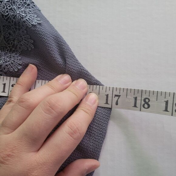 WAYF Posie Grey Grisaille Corset Slit Maxi Dress Size Medium - Picture 5 of 9